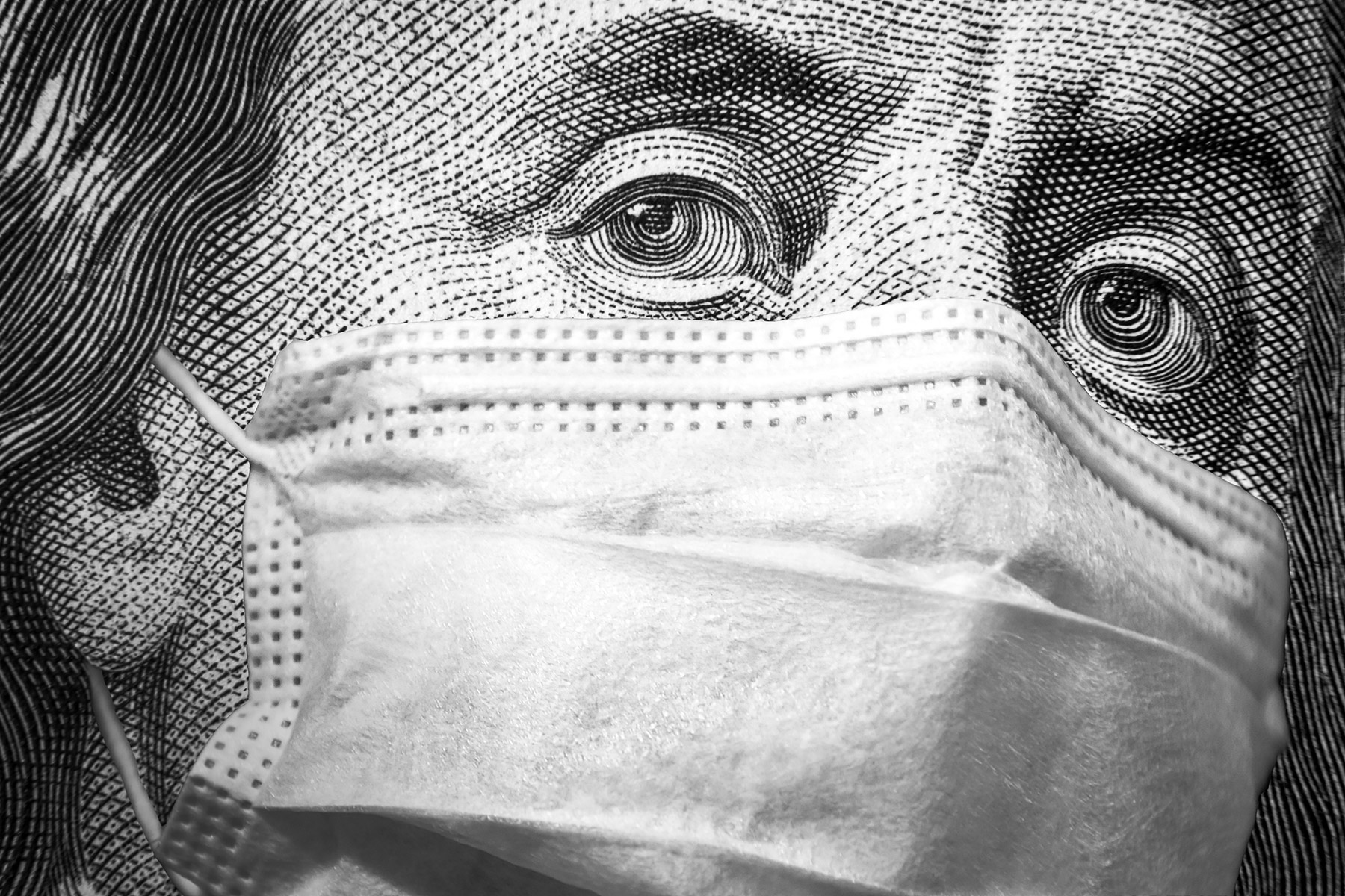 Franklin in Mask